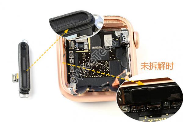 对比Apple Watch Series 4从内部看Apple Watch Series 5的变化