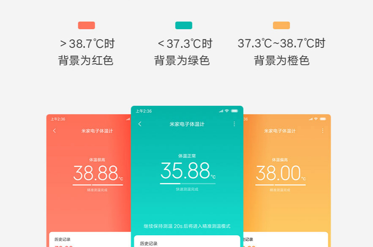 小米米家电子体温计上市 快速测温误差±0.05℃