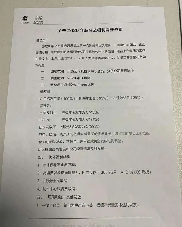 2019年终总结上汽大通篇 | 失意者蓝青松