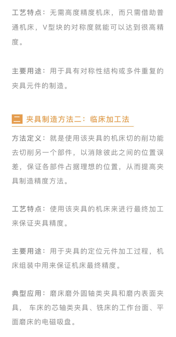 保证机床夹具制造精度的五种工艺方法